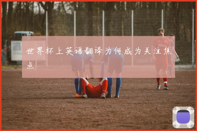 世界杯上英语翻译为何成为关注焦点